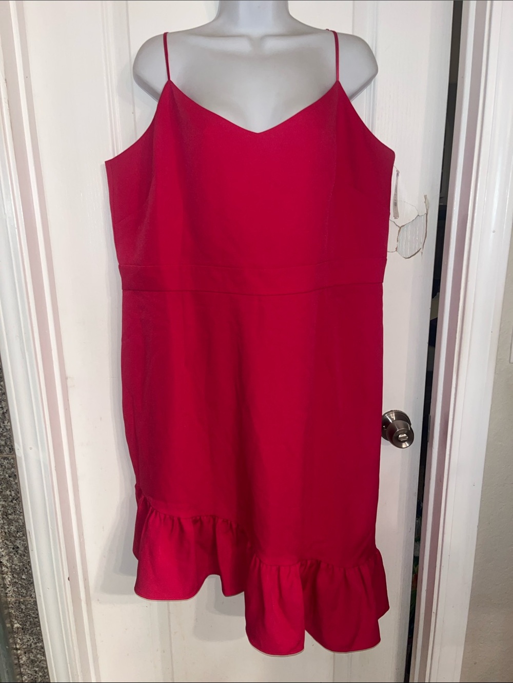 NWT Chelsea28 Pink Asymetrical Dress, size 20W